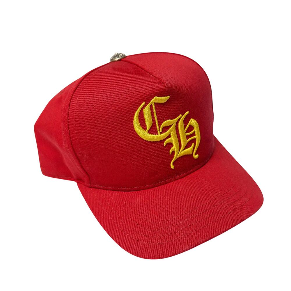 Chrome Hearts CH Baseball Hat 'Red/Yellow'